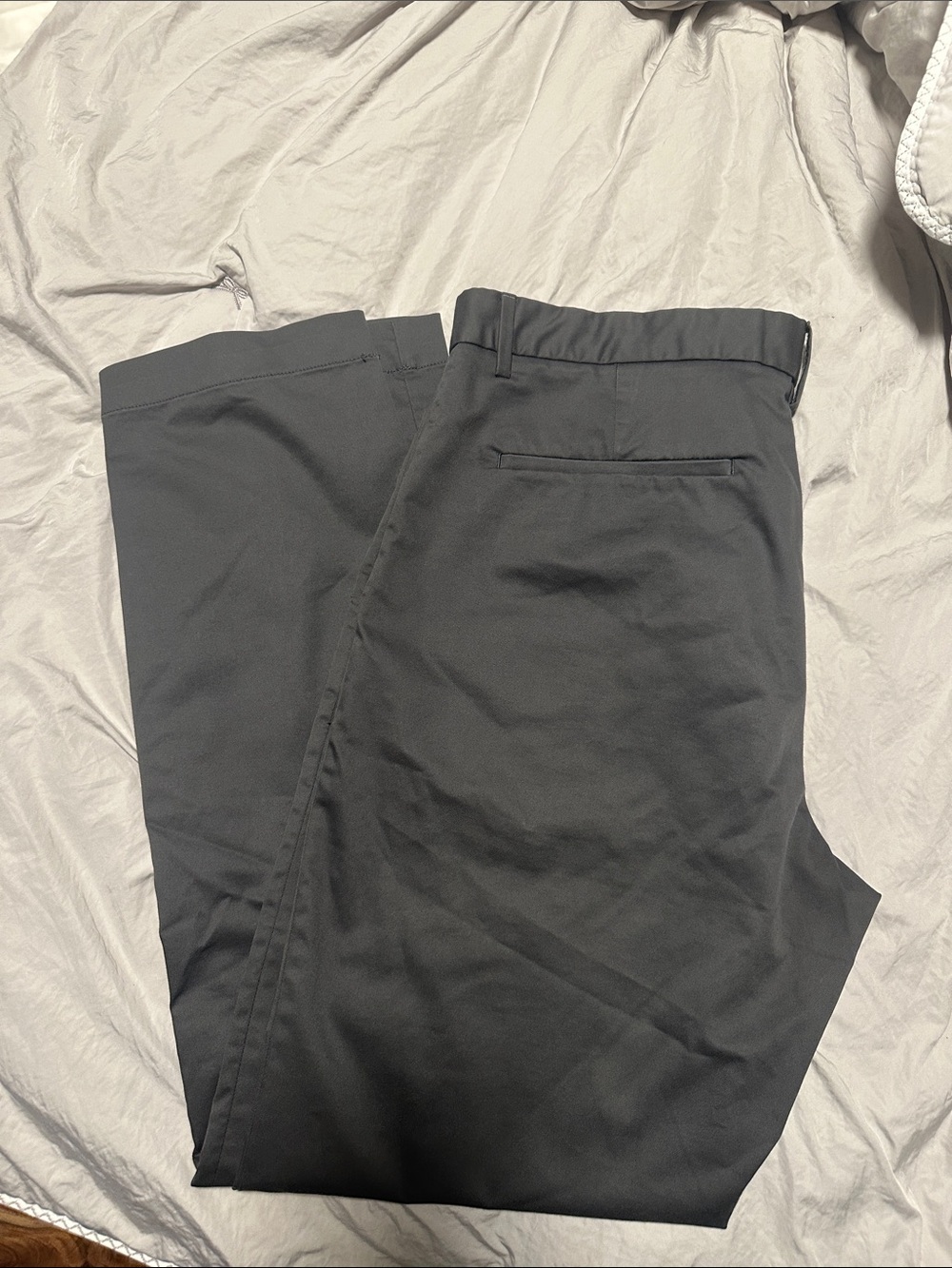 Men's Grey Dress Pants 35x32 slim fit